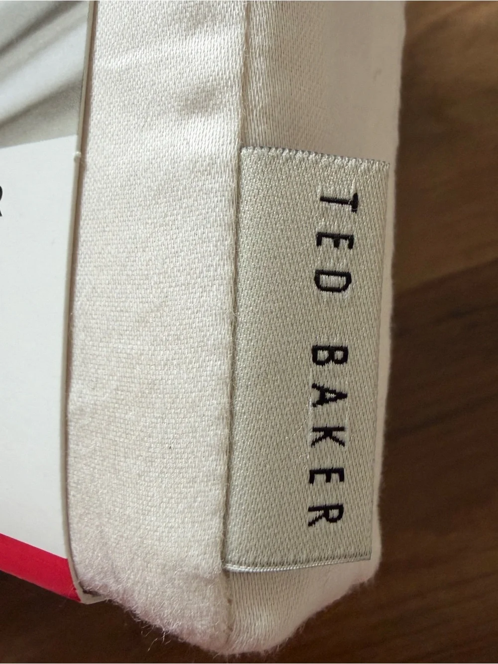 Ted Baker Cream Standard Pillowcase Pair. NEW